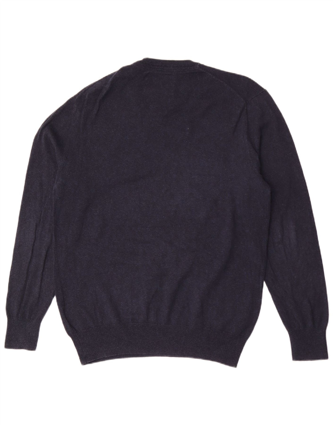Superdry Herre V-hals sweater XL marineblå bomuld