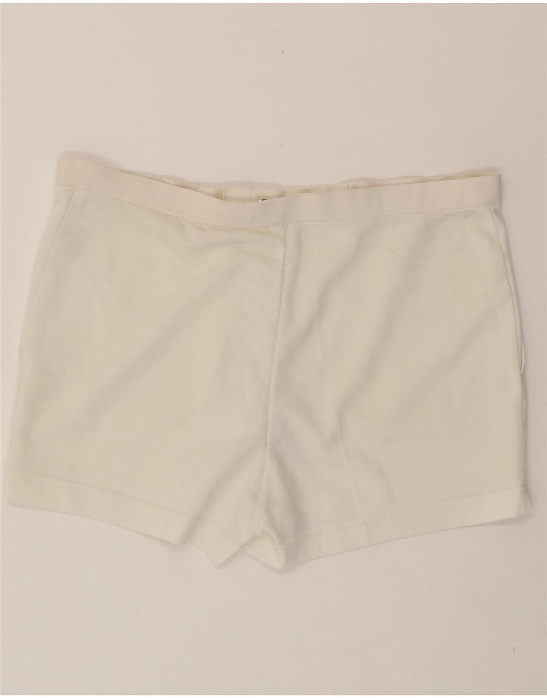 FILA Mens Chino Shorts IT 52 XL W38 White Polyester Vintage Fila and Second-Hand Fila from Messina Hembry 
