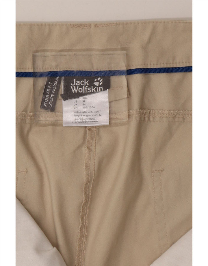 JACK WOLFSKIN Herre Regular Fit Cargo Bukser UK 44 XL W36 L33 Beige
