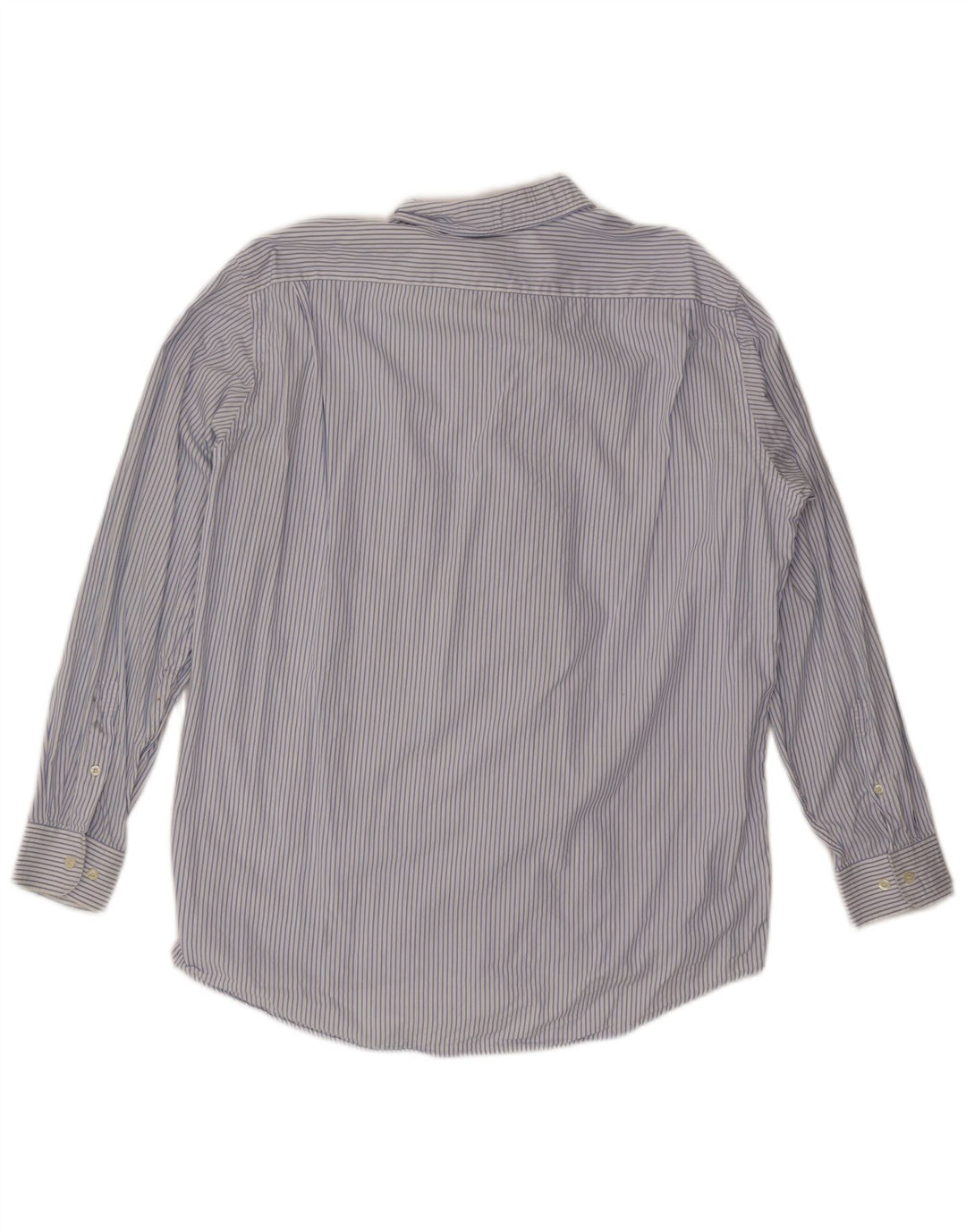 LACOSTE Herreskjorte str. 42 Large Blue Pinstripe Cotton