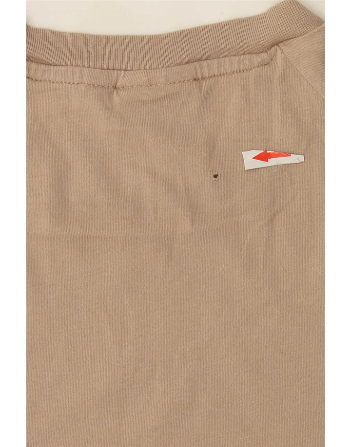 Adidas Herre T-Shirt Top Stor Beige Bomuld