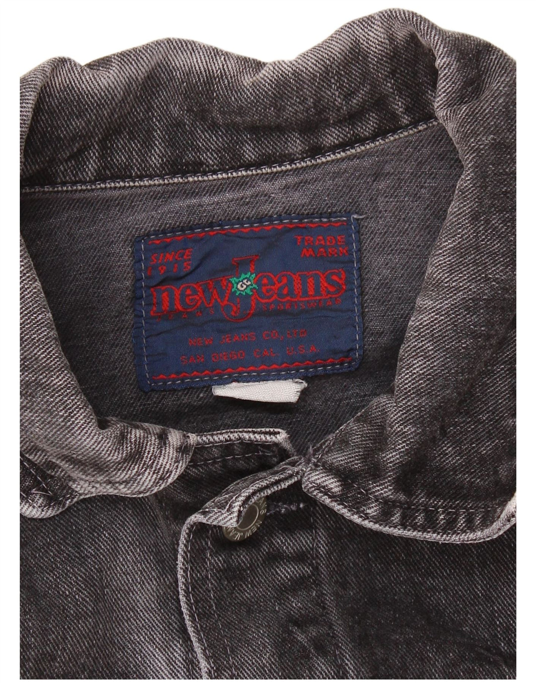 New Jeans Dame Denim Jacket UK 18 XL Sort