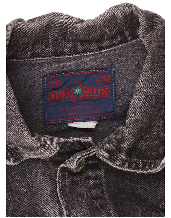 New Jeans Dame Denim Jacket UK 18 XL Sort