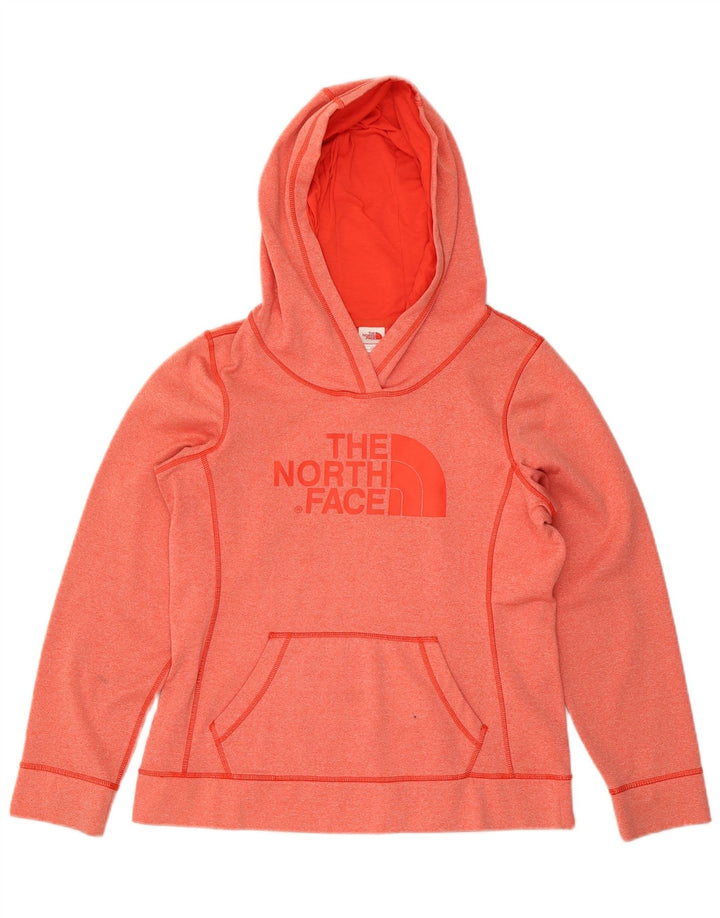 THE NORTH FACE Grafisk hættetrøje til kvinder UK 14 Stor orange polyester