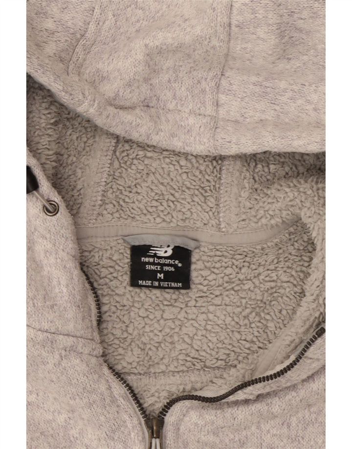 New Balance Dame Hættetrøje Sweater UK 14 Medium Grå Polyester