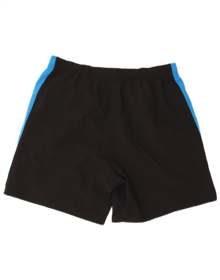 Asics Herre Sportshorts Large Sort Colourblock Polyester