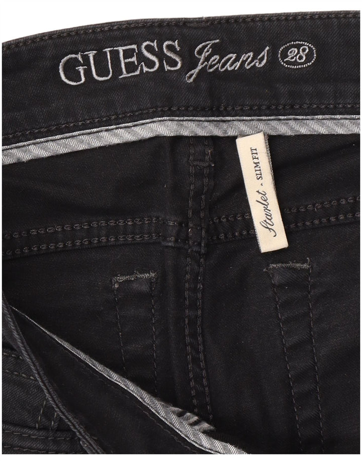 GUESS Dame Starlet Slim Jeans W28 L28 Sort