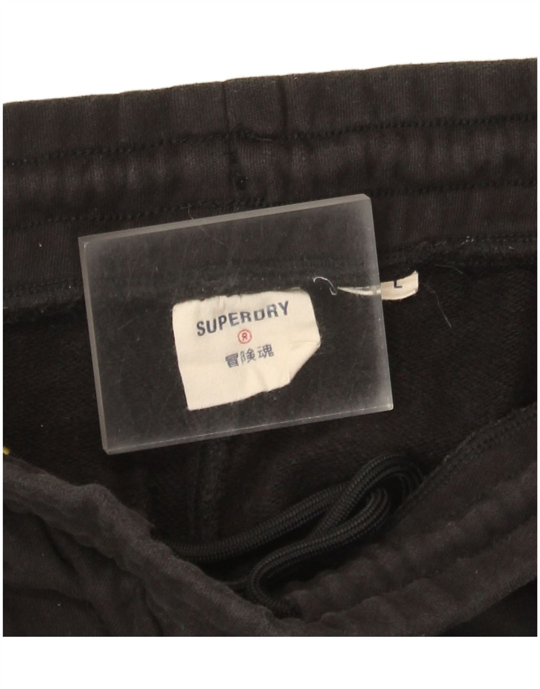 Superdry Træningsdragtsbukser til mænd Joggers Stor sort bomuld