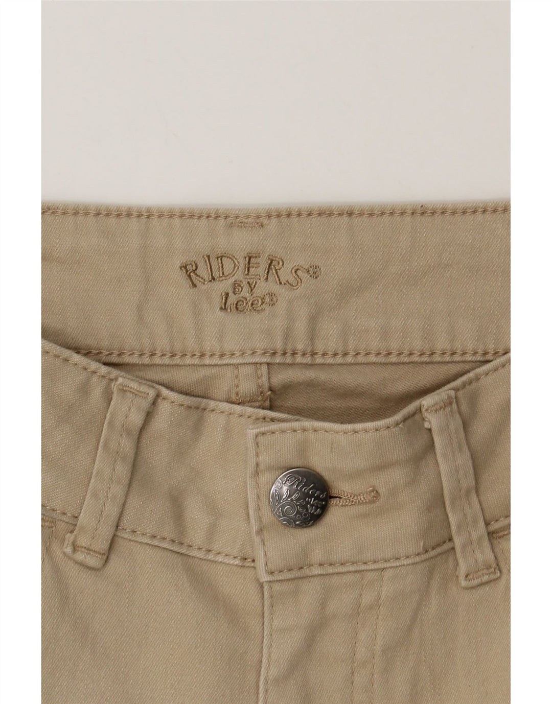LEE Womens Riders Straight Capri Trousers W30 L21 Beige Vintage Lee and Second-Hand Lee from Messina Hembry 