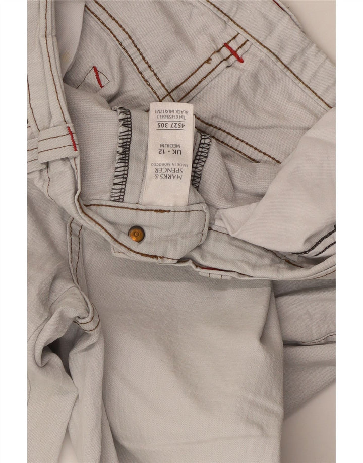 Marks & Spencer Dame Bootcut Jeans UK 12 Medium W30 L26 Blå Bomuld