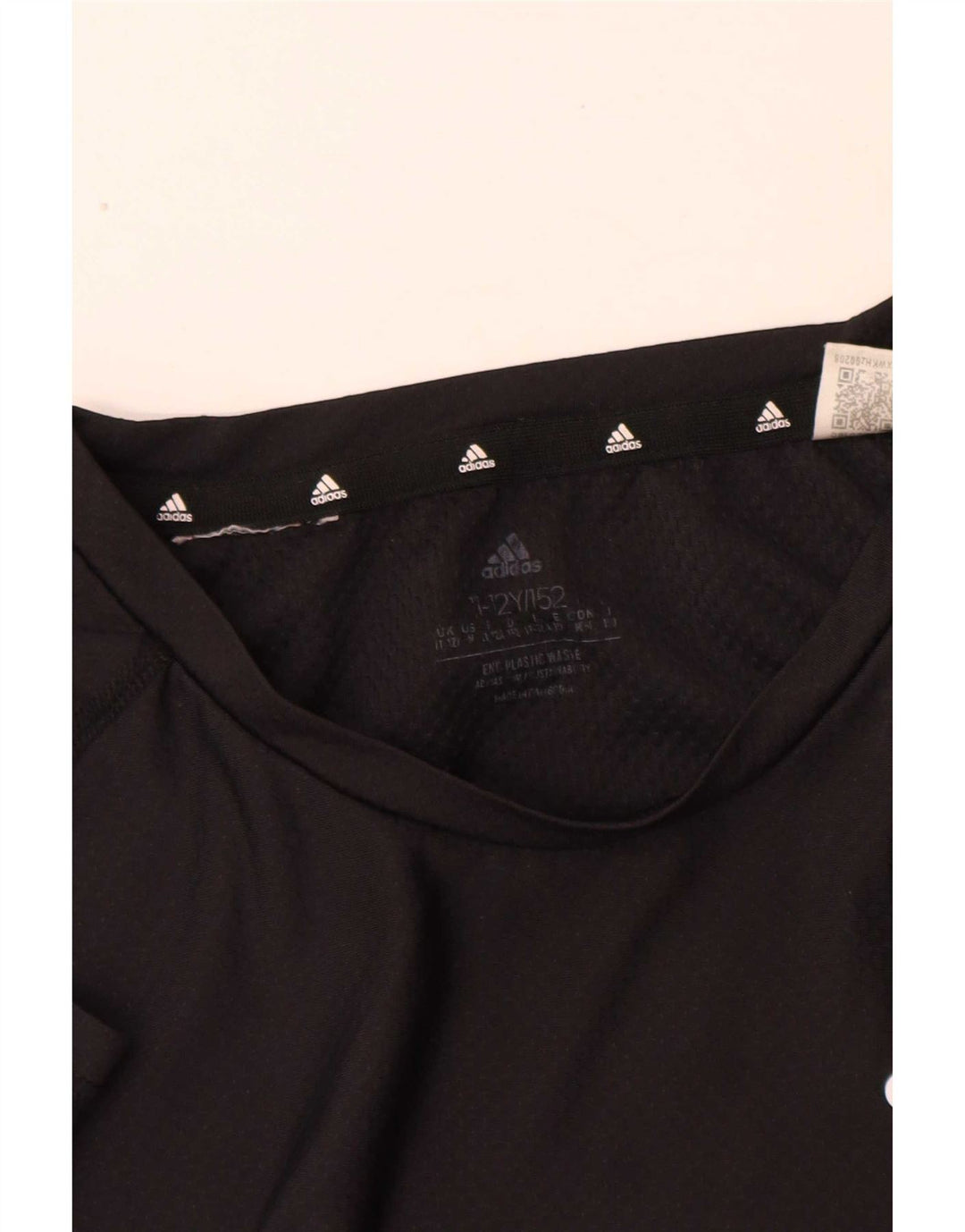 Adidas Boys Aeroready T-Shirt Top 11-12 År Sort Polyester