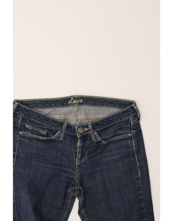 LEVI'S Womens Skinny Jeans W27 L32 Navy Blue Cotton Vintage Levi's and Second-Hand Levi's from Messina Hembry 