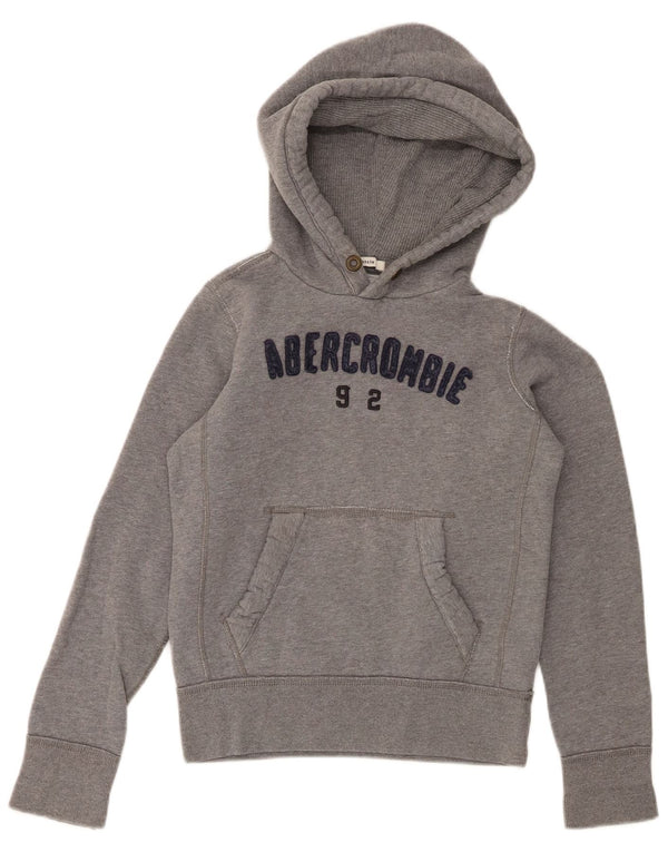 Abercrombie & Fitch Muscle hættetrøje til drenge 11-12 år mellemgrå