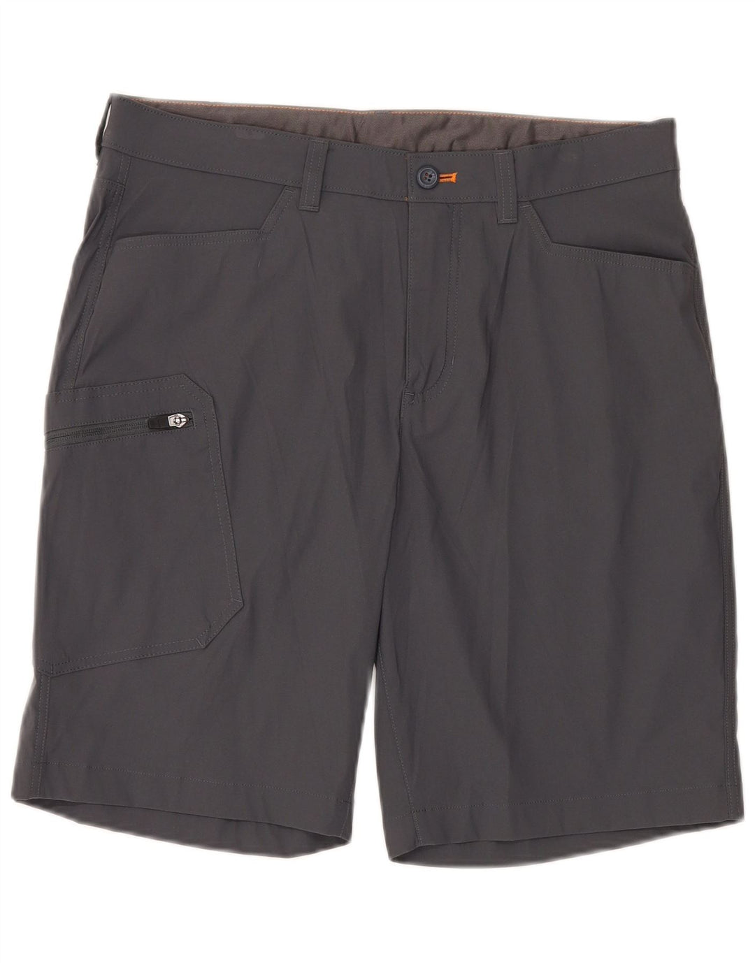EDDIE BAUER Herre Cargo Shorts W34 Large Grå Nylon