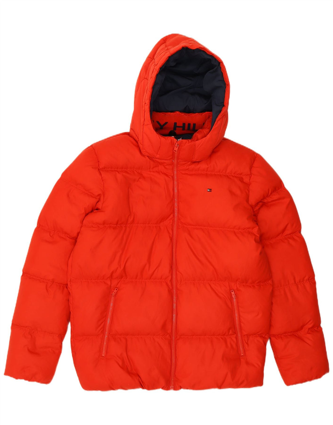 Tommy Hilfiger drenge hættejakke 15-16 år rød polyester