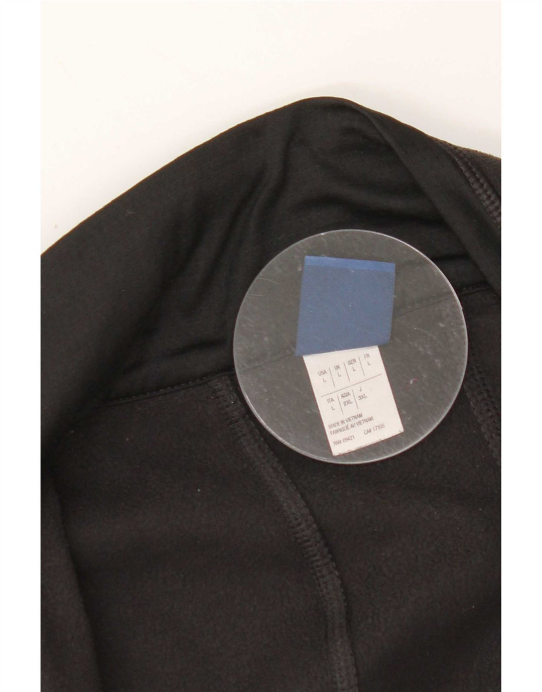 Reebok Dame Fleecejakke UK 16 Stor Sort Polyester