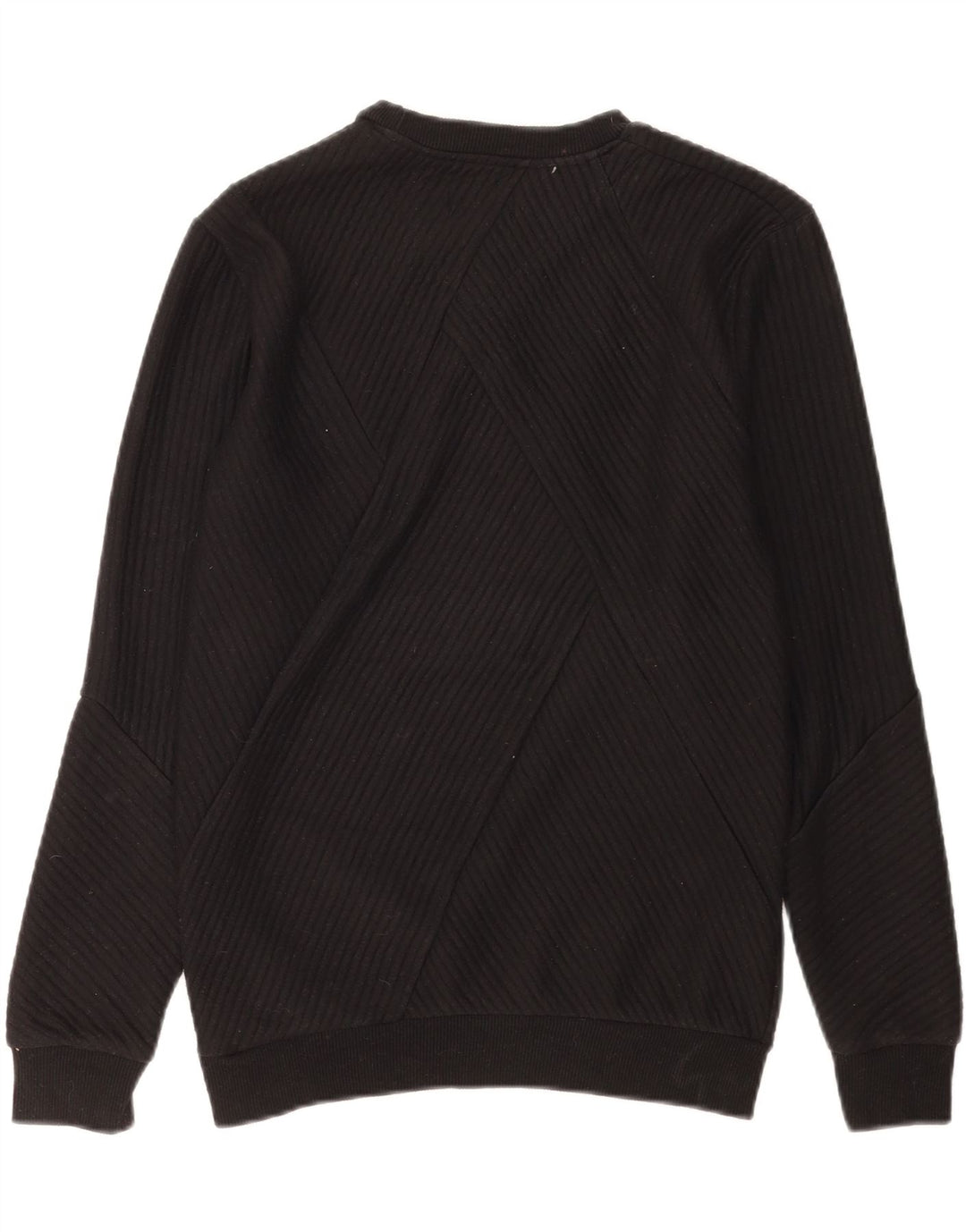 Zara Herre Sweatshirt Jumper Medium Sort Bomuld