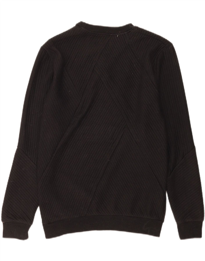 Zara Herre Sweatshirt Jumper Medium Sort Bomuld