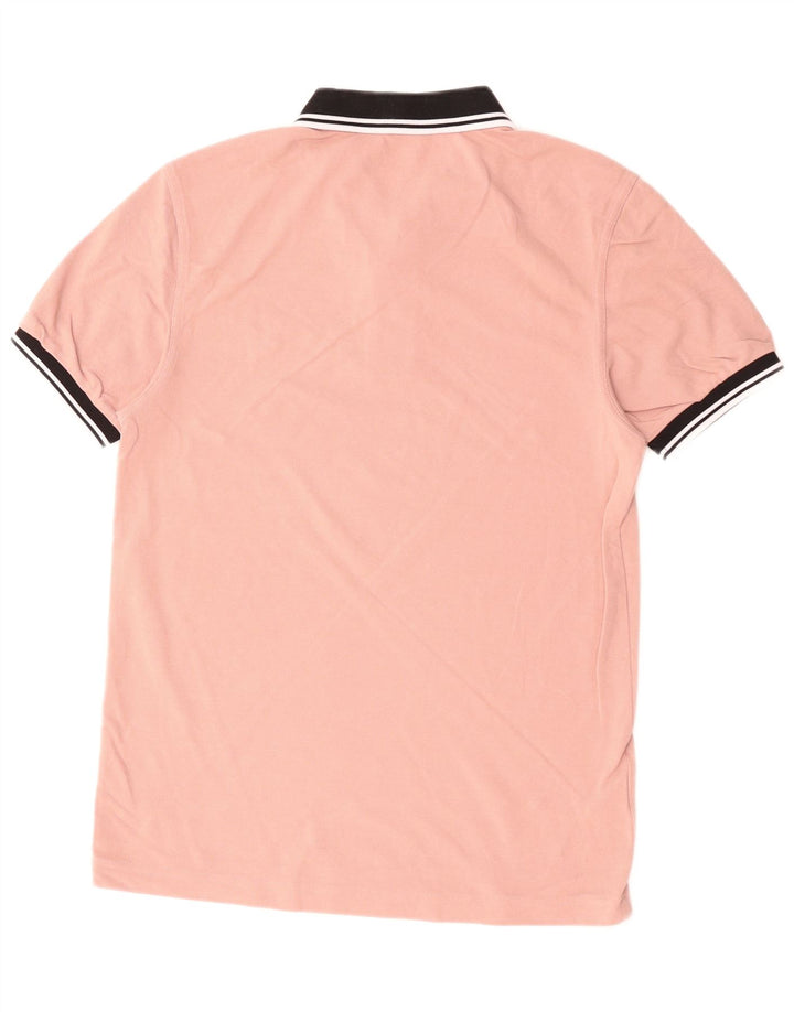 Fred Perry Herre Rugby Polo Shirt Medium Pink Bomuld