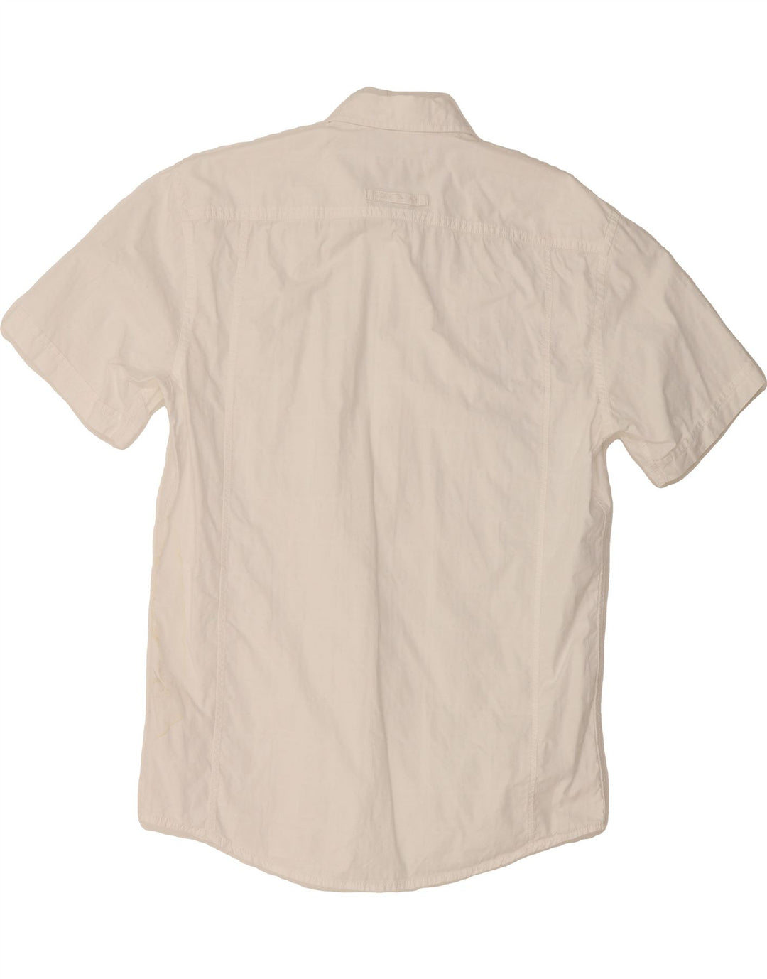 CAMEL ACTIVE Mens Regular Fit Short Sleeve Shirt Medium White Check Cotton Vintage Camel Active and Second-Hand Camel Active from Messina Hembry 