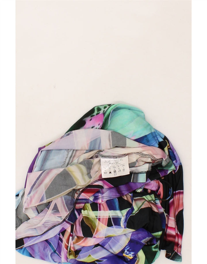 ROCCOBAROCCO Womens Batwing Tunic Top IT 40 Small Multicoloured Vintage Roccobarocco and Second-Hand Roccobarocco from Messina Hembry 