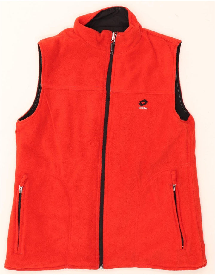 Lotto Herre Reversible Gilet UK 40 Large Black Polyester