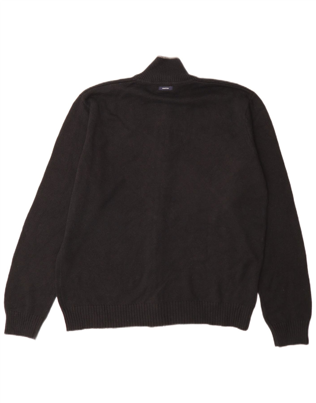 Nautica Herre Cardigan Sweater Stor Marineblå Bomuld