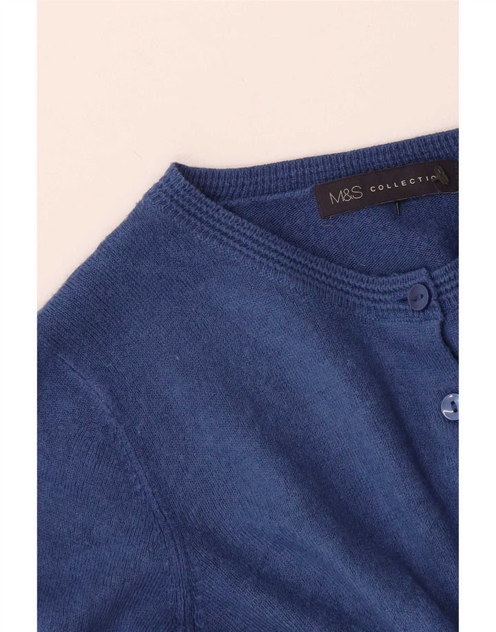 Marks & Spencer dame cardigan sweater UK 6 XS Blue
