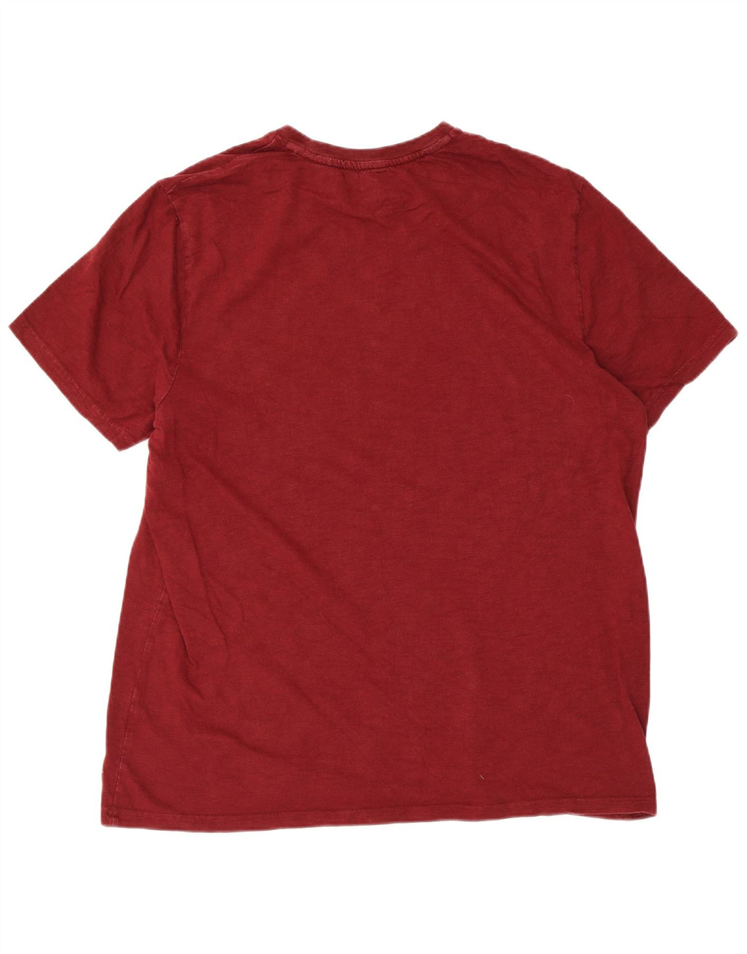Fat Face Herre grafisk T-shirt Top 2XL rødbrun bomuld