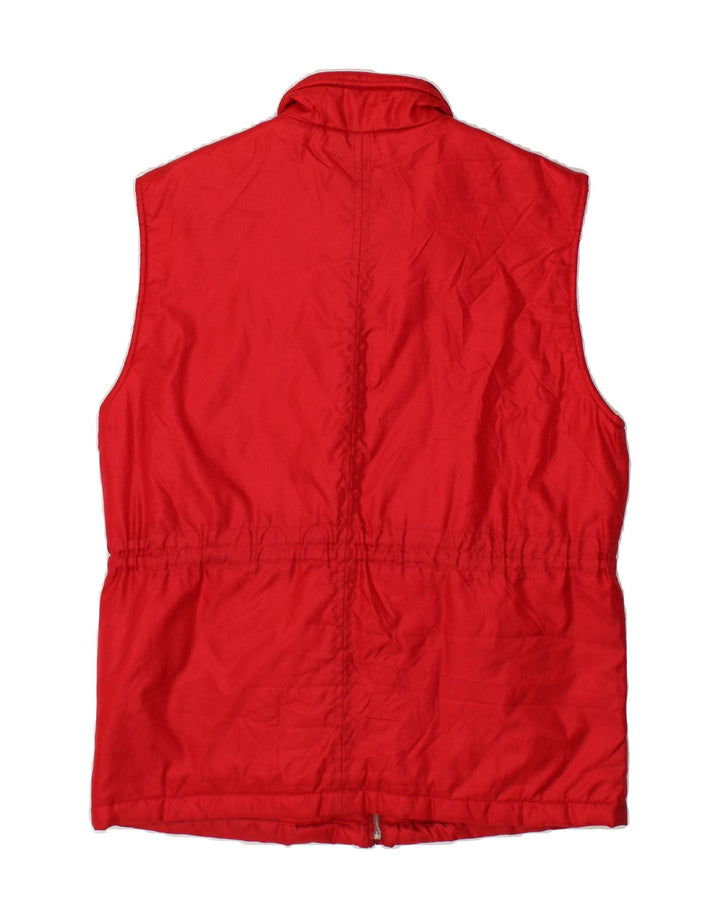 TAIFUN Womens Gilet EU 40 Medium Red Polyamide Vintage Taifun and Second-Hand Taifun from Messina Hembry 
