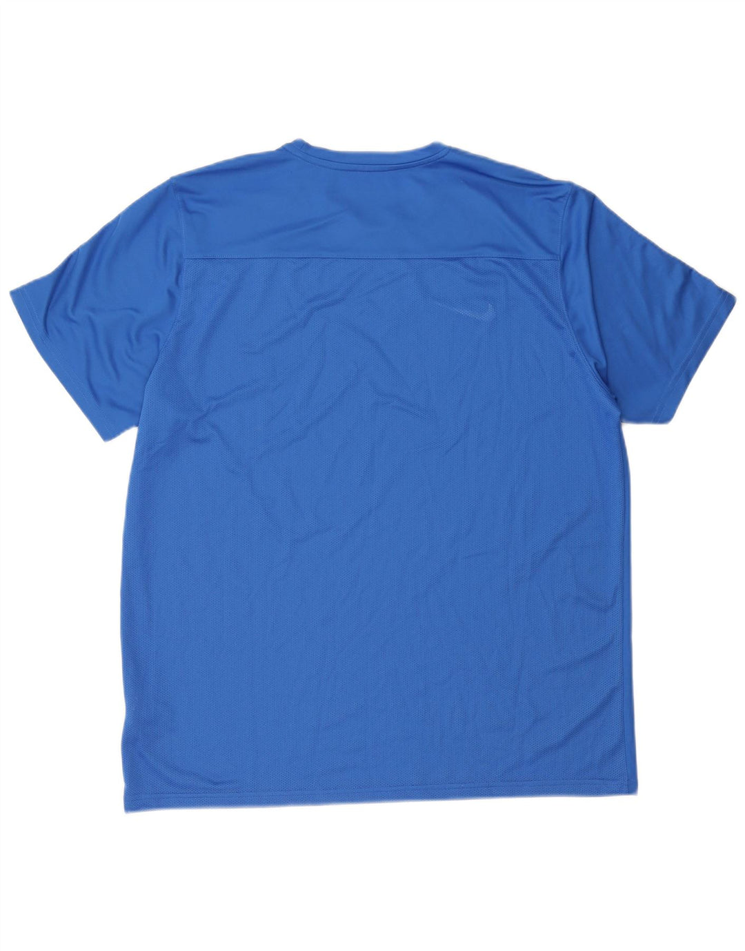 Nike Herre Dri Fit T-Shirt Top 2XL Blå Polyester