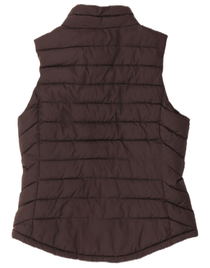 GAP Womens Polstret Gilet UK 10 Small Black Polyester
