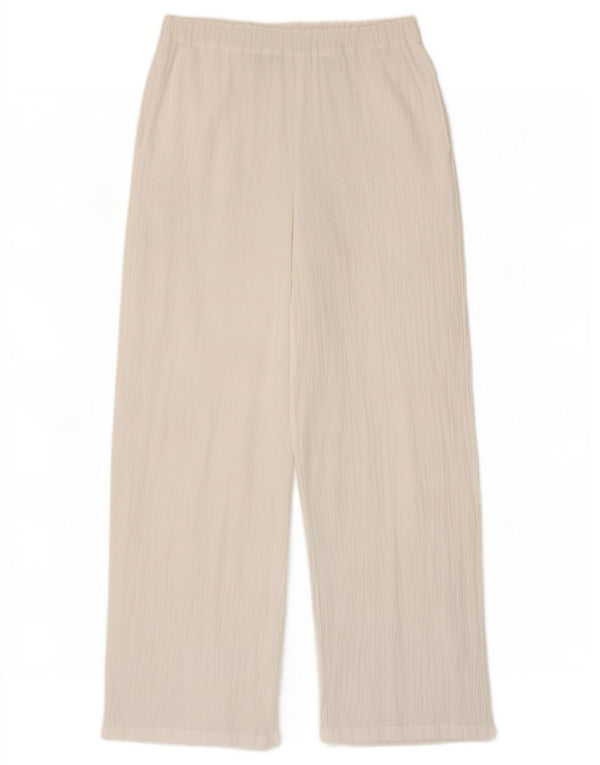 Marks & Spencer Damebukser med høj talje UK 8 Small W28 L30 White