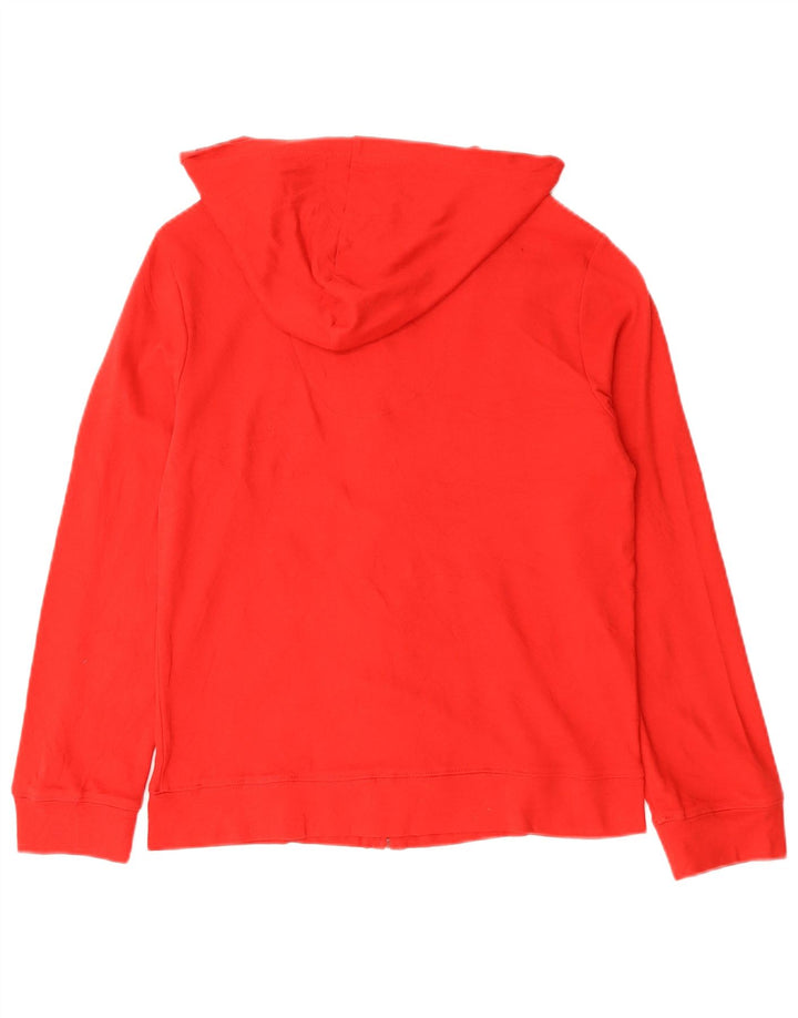 Chaps Dame Hættetrøje Sweater UK 14 Medium Rød Bomuld