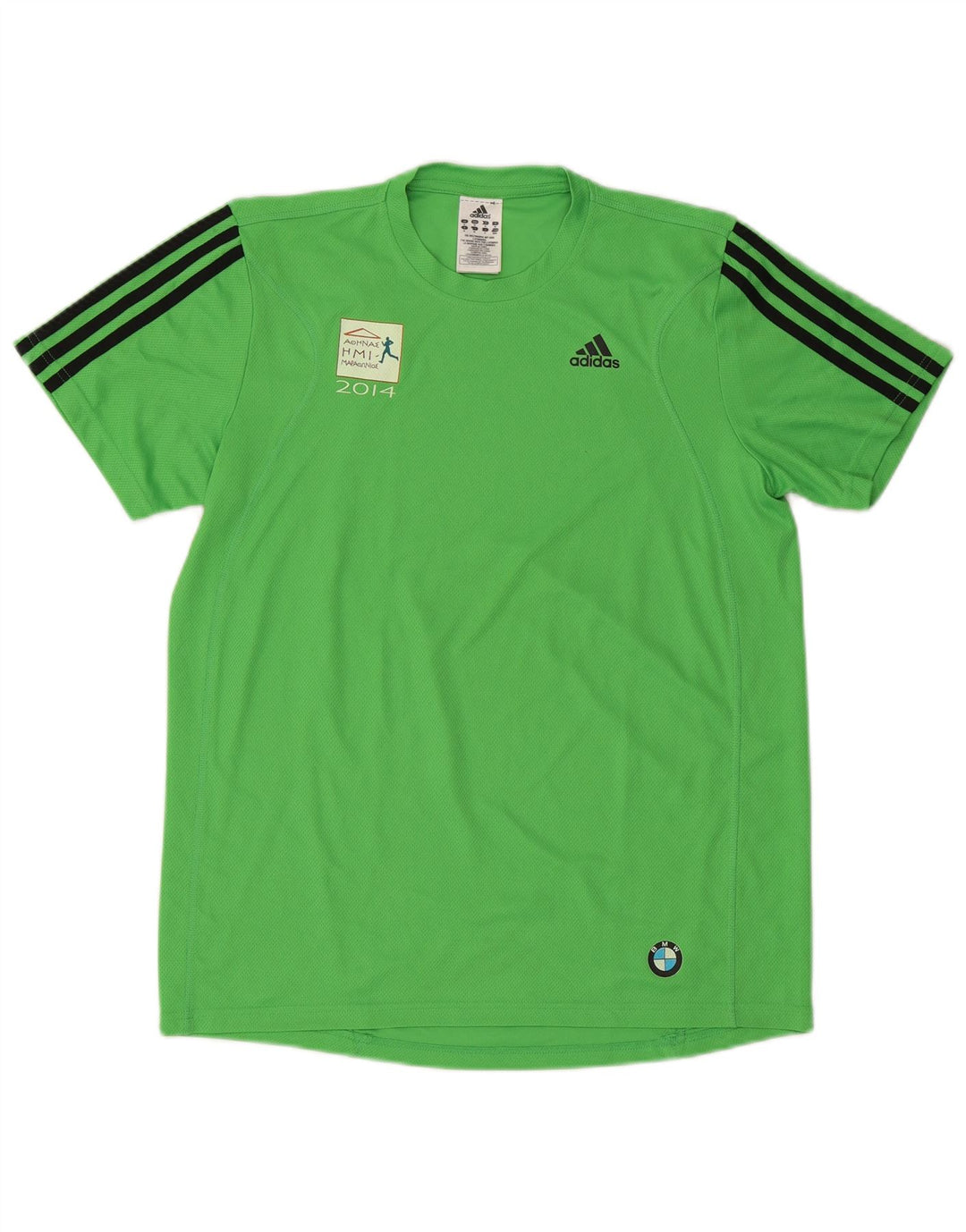 Adidas Herre Aohna grafisk T-shirt top mellemgrøn polyester