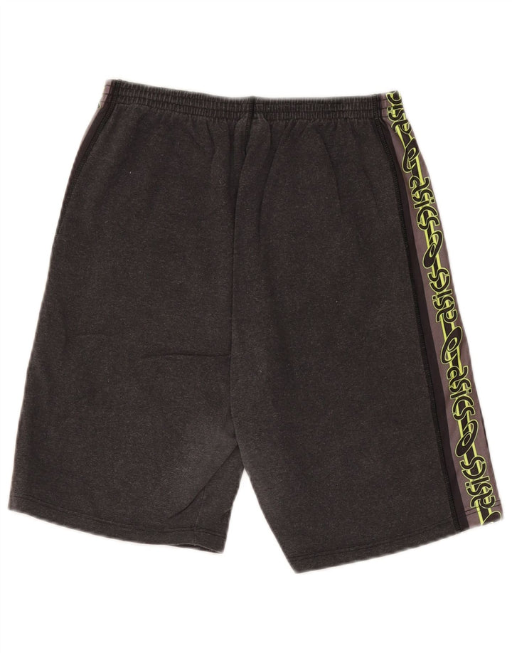 Asics Herre grafiske sportsshorts XL grå bomuld