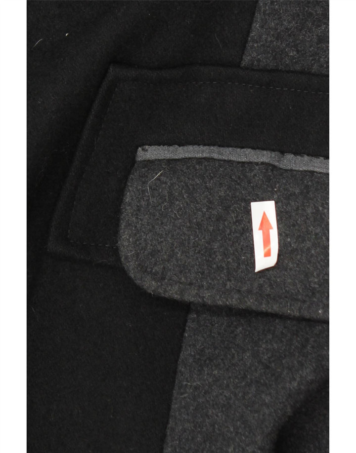 Marks & Spencer Dameoverfrakke UK 16 Large Black Colourblock Uld
