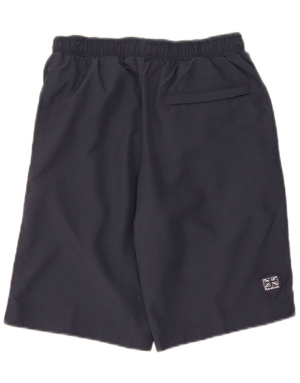 Reebok Boys Classic Graphic Sports Shorts 9-10 år Grå polyester