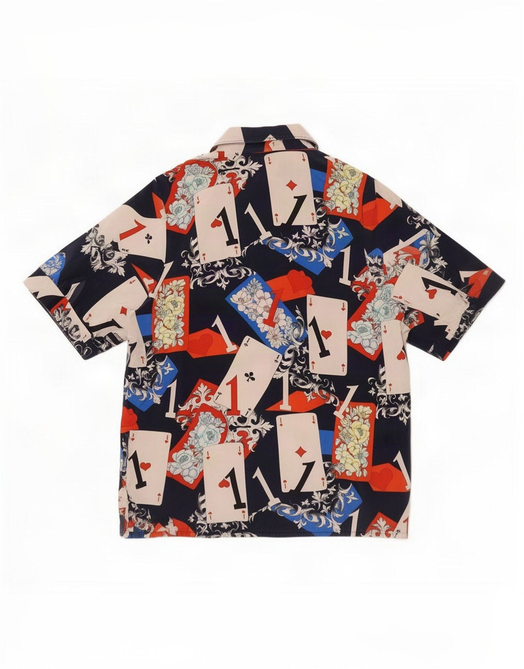 Vintage kvinders abstrakt mønster skjorte bluse UK 16 Large Multicolor