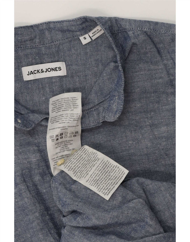 Jack & Jones herreskjorte lille blå bomuld