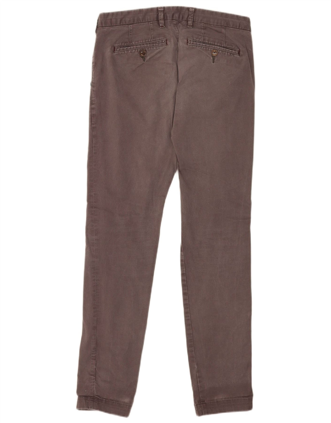 Ted Baker Herre Slim Chino Bukser W30 L30 Grå Bomuld