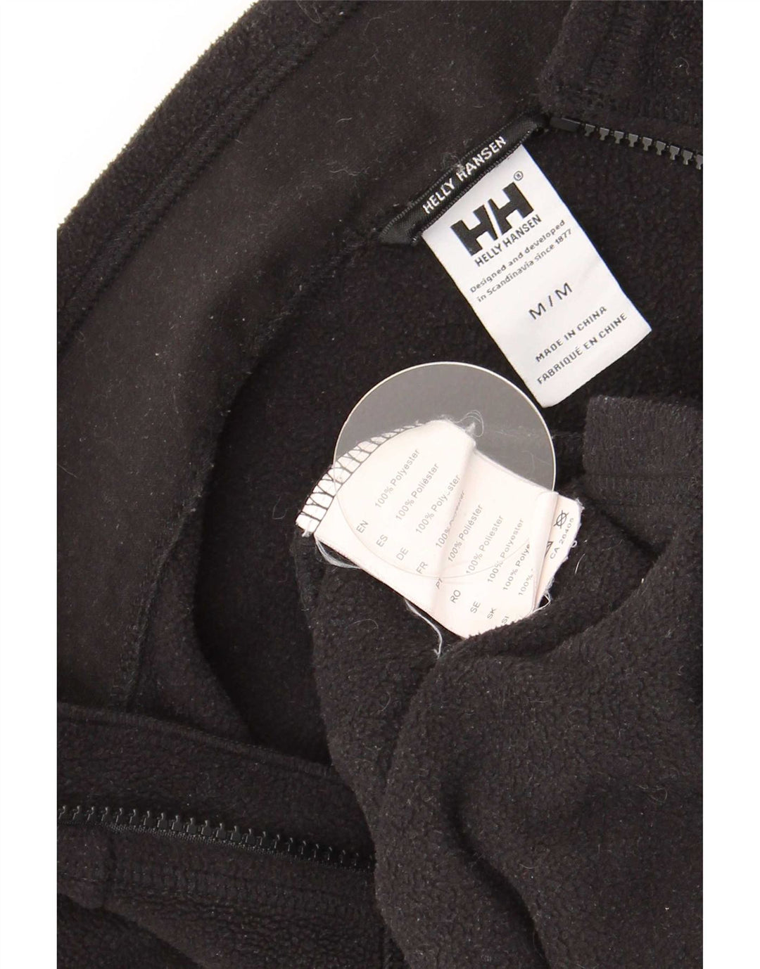 Helly Hansen Herre Fleecejakke UK 38 Medium Sort Polyester