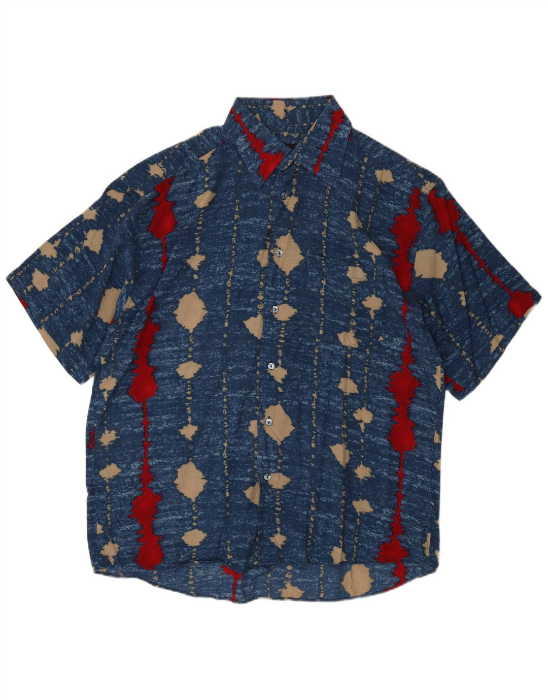 Tipo' S Kortærmet Herreskjorte XL Blå Stribet Viscose