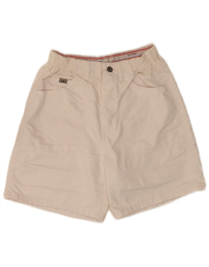 Lee Herre Casual Shorts US 6 Medium W30 Hvid Bomuld