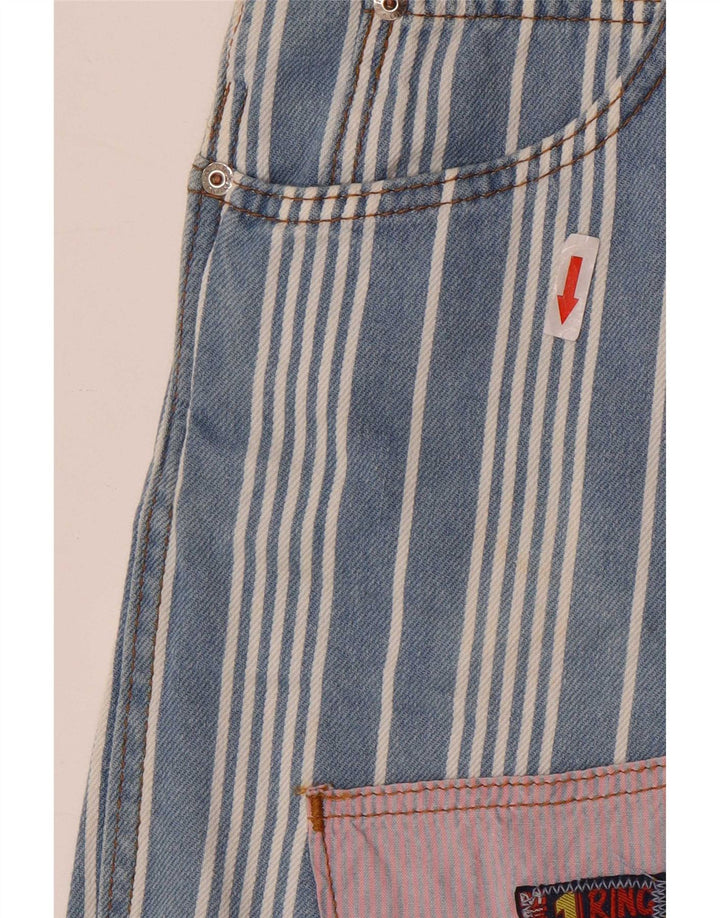 Vintage damebukser shorts W28 Medium blå stribet