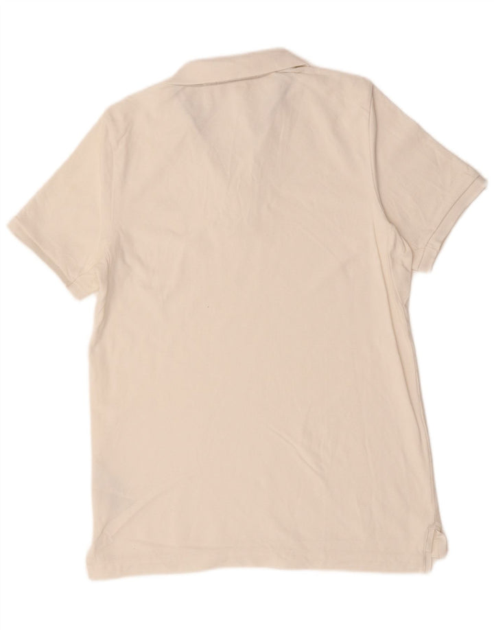 NIKE Poloshirt til mænd Medium hvid bomuld