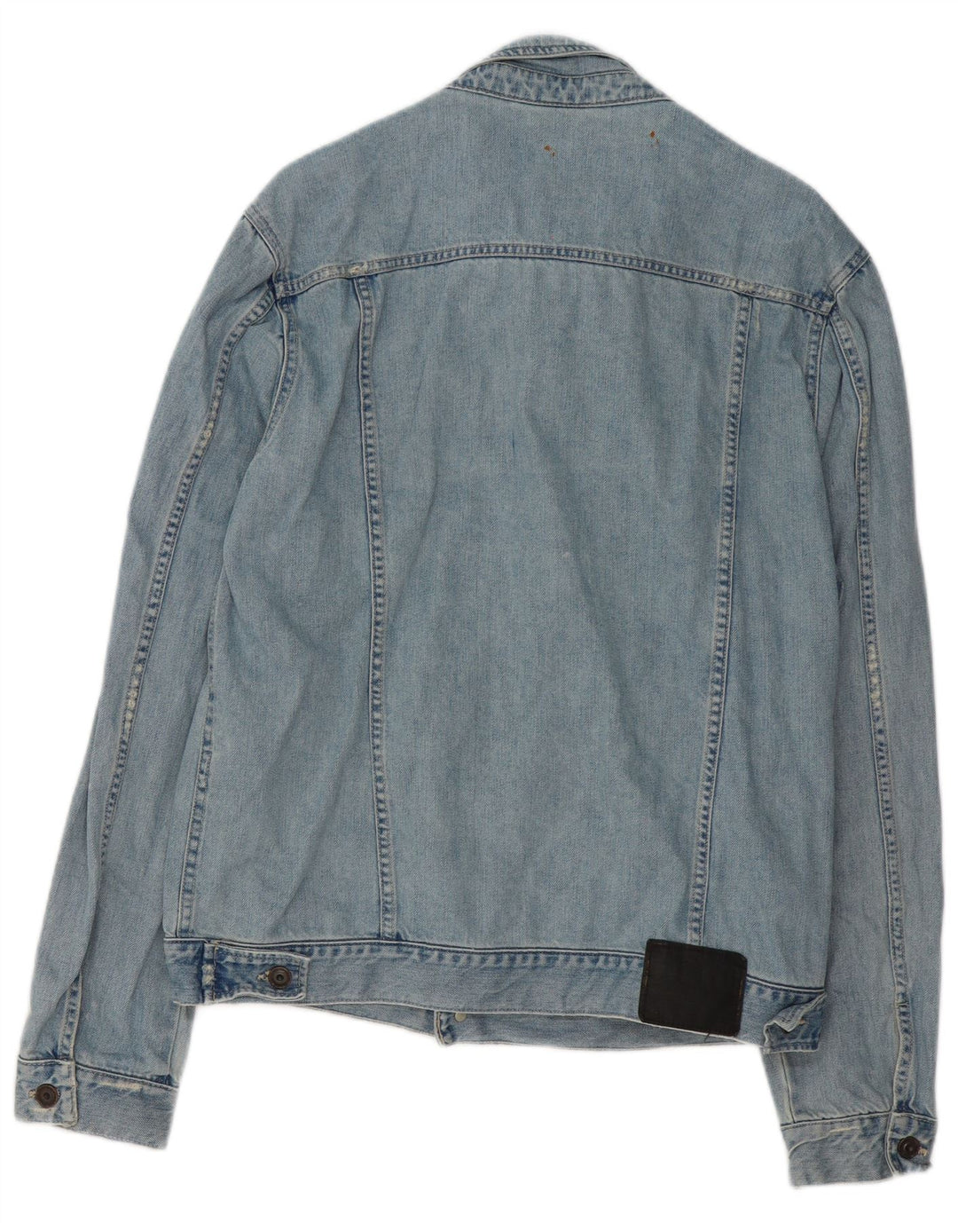 ZARA Denimjakke til mænd UK 42 XL Blå Bomuld