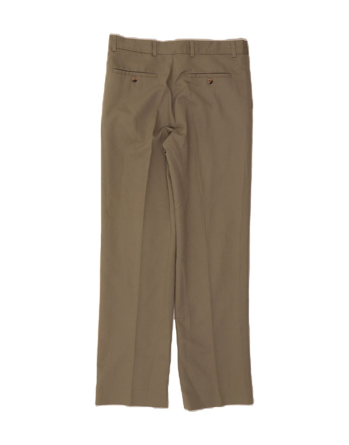 FARAH Mens Straight Chino Trousers W32 L31 Grey Polyester Vintage Farah and Second-Hand Farah from Messina Hembry 