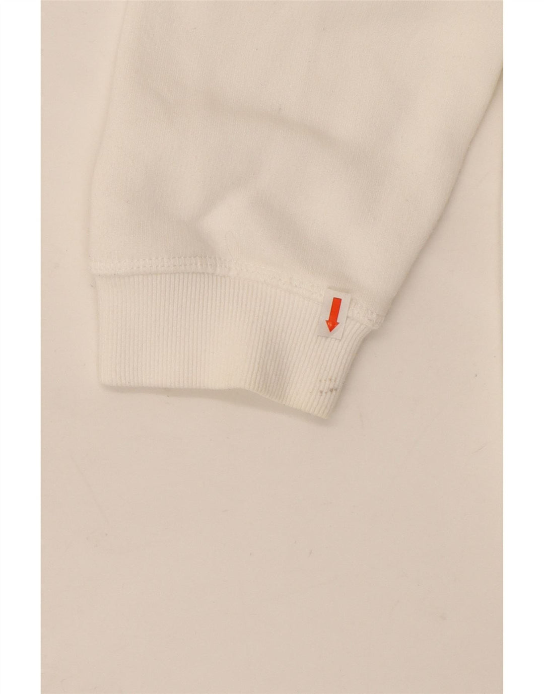 JACK WILLS Dame Oversized grafisk hættetrøje trøje UK 16 Stor hvid bomuld