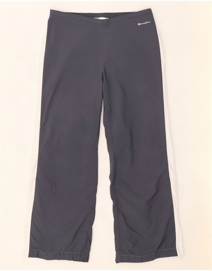 Champion Womens træningsdragt Bukser UK 14 Large Grå Colourblock Polyester